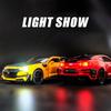 1/24 Scale Chevrolet Camaro Alloy Sports Car Model Diecast Simulation Model Collection Hobbies Decoration Boutique Ornament Gift for Boyfriend
