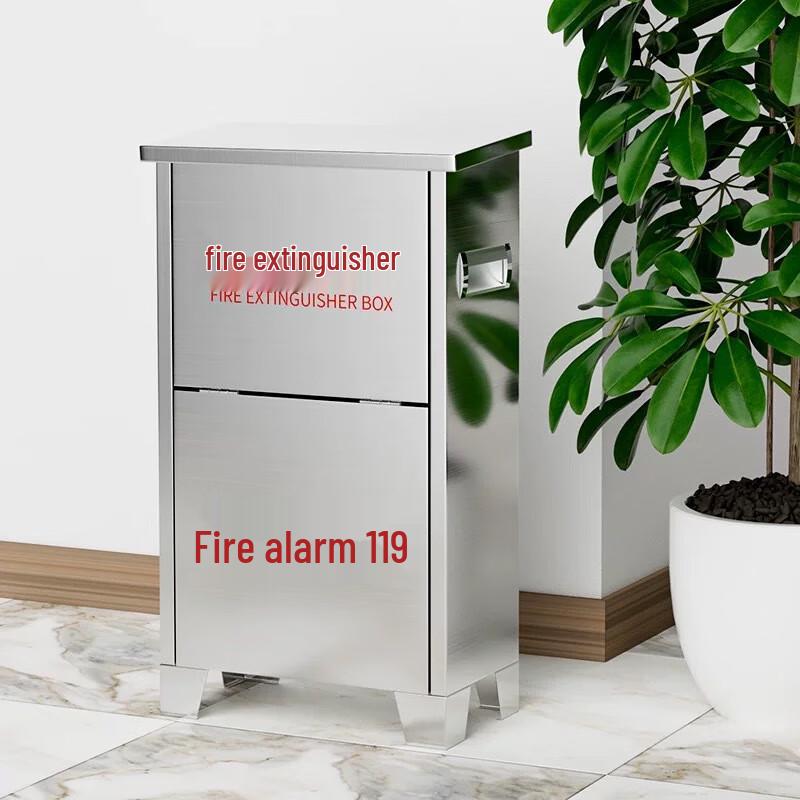 OLOMM Stainless Steel Fire Extinguisher Cabinet