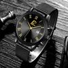 Fashion Mens Watches Luxury Stainless Steel Calendar Quartz Wrist Watch for Men Business Casual Clocks