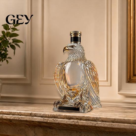 Collectible Whiskey Decanter Eagle Shaped Decanter, USA 250th Anniversary Commemorative Bottle with Stopper, Wine Lover Gift Idea 1776-2026