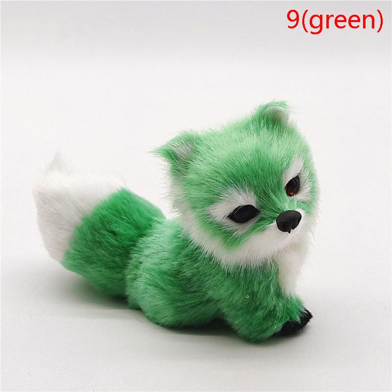 Моделирование животных лисы плюшевые декоративные игрушки куклы для детей подарок на день рождения