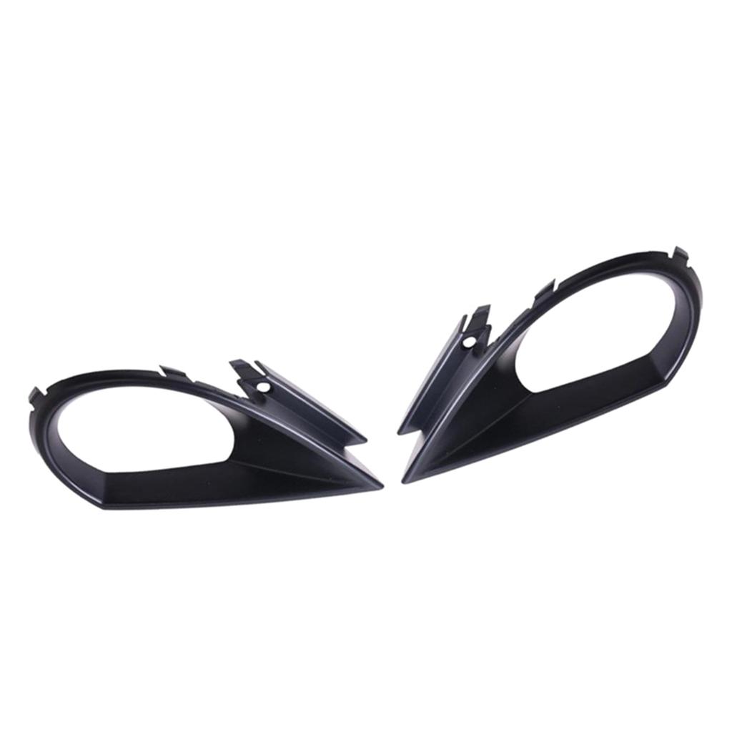 Черная левая/правая передняя крышка решетки радиатора под противотуманную фару для Q7 2011-2015 4L0807489A 4L0807490A