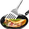 Серебряный набор кухонной утвари Нержавеющая сталь Лопатка для блинов Прочная половник для супа Ресторан