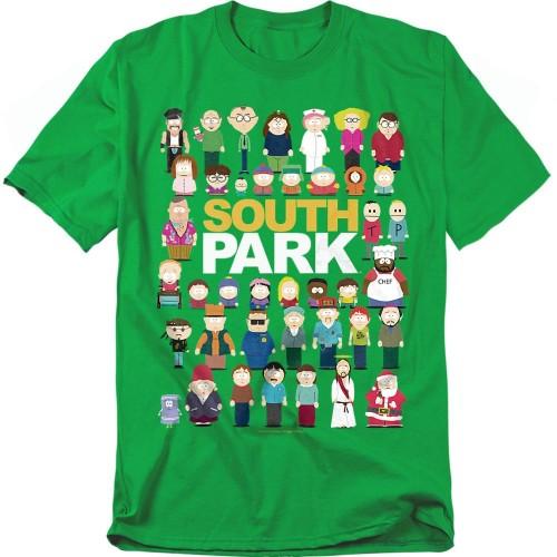South Park Unisex Adult Full Cast T-Shirt