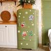 Christmas Home Decor Exquisite Door Sticker Funny Fridge Magnet Gift Cartoon Pattern Xmas Atmosphere Magnetic Stickers Cute 1PC