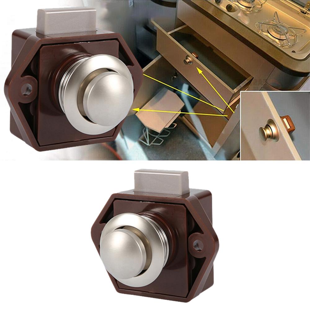 5 шт. Диаметр 20 мм Замок-кнопка для автодома, RV, каравана, лодки, защелка для ящика, мебельная фурнитура