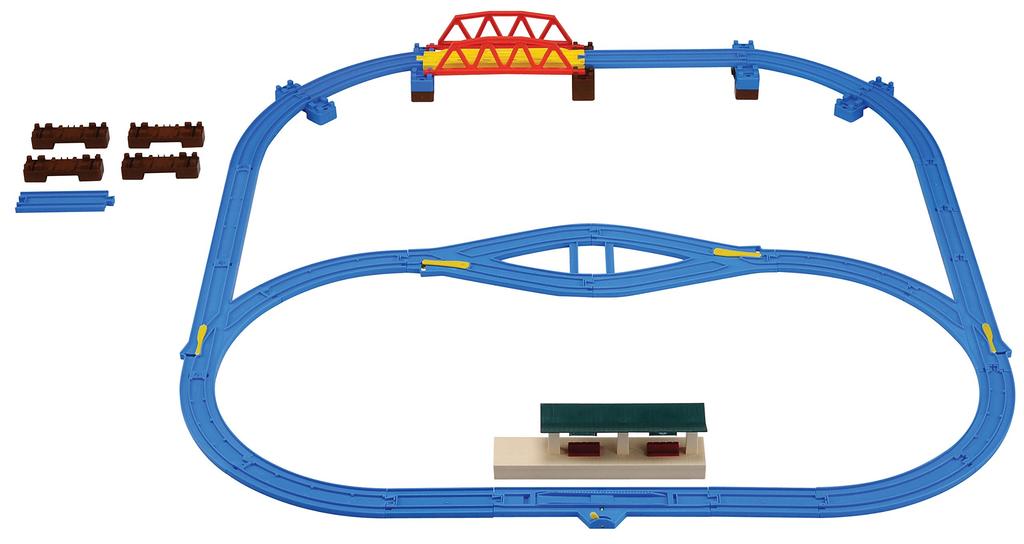 TAKARA TOMY """Plarail Томас Начнем Легкий Набор Путей для Сборки" Игрушечный Поезд, Для Детей от 3 лет, Соответствует Стандартам Безопасности Игрушек, Знак ST, PLARAIL TAKARA"""