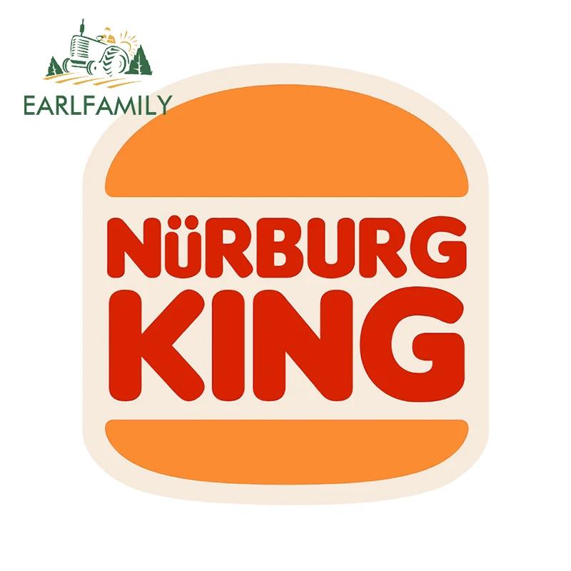 EARLFAMILY NURBURG KING Ratlook JDM Style Vinyl Car Sticker Bombing Decal 3D Car Styling Decoration NURBURGRING Stickers