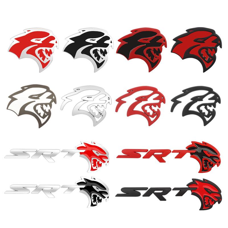 Leopard Head Badge Sticker Front Grill Side Fender Rear Trunk Emblem Decal Cars Accessories