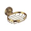 Soap Holder Basket Solid Brass Wall Mounted Tray Solid Brass Soap Shelf Shelf Decor Retro Pattern Corrosion Resistant
