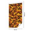 Orange and gold military camouflage wallpaper for living room and bedroom 50x1000