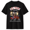 Музыкальная группа ZZ Top Футболка Летняя Модные Футболки Мужские Чистый Хлопок Круглый Вырез 4XL 5XL 6XL Топы Футболки Короткий Рукав Эстетичные Топы