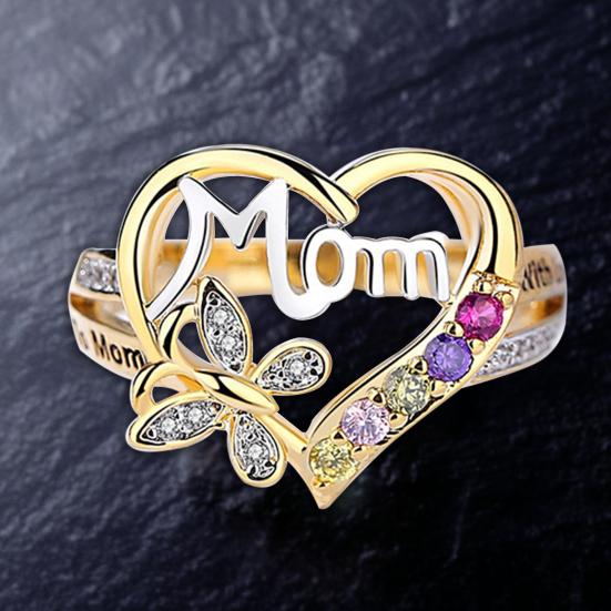 Кольцо на палец со стразами и изумрудом, тонкая работа, блестящее кольцо на костяшку для матери