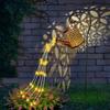 Лейка Fairy Garden Light Art Светодиодный светильник на солнечной энергии, устойчивый к атмосферным воздействиям для наружного сада, двора, балконов