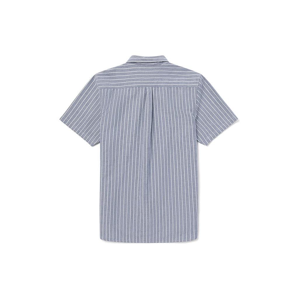 Vans Fresh Striped Polo Short Sleeve Shirt Men Shirts Dark-Blue VN0A5KMX5S2