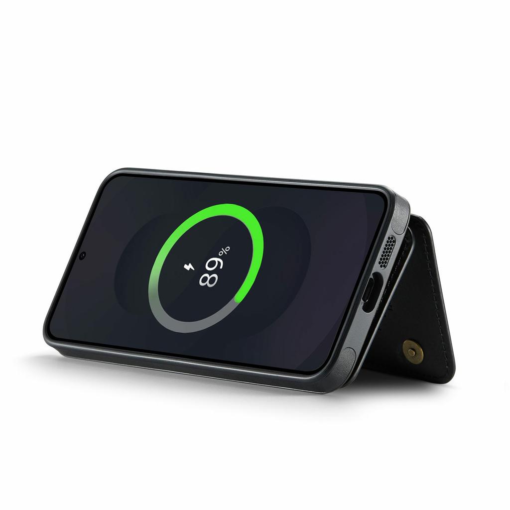 MAGKING K3 Series For Samsung Galaxy S25 FE Case Compatible with MagSafe Wallet PC+TPU+PU Phone Cover