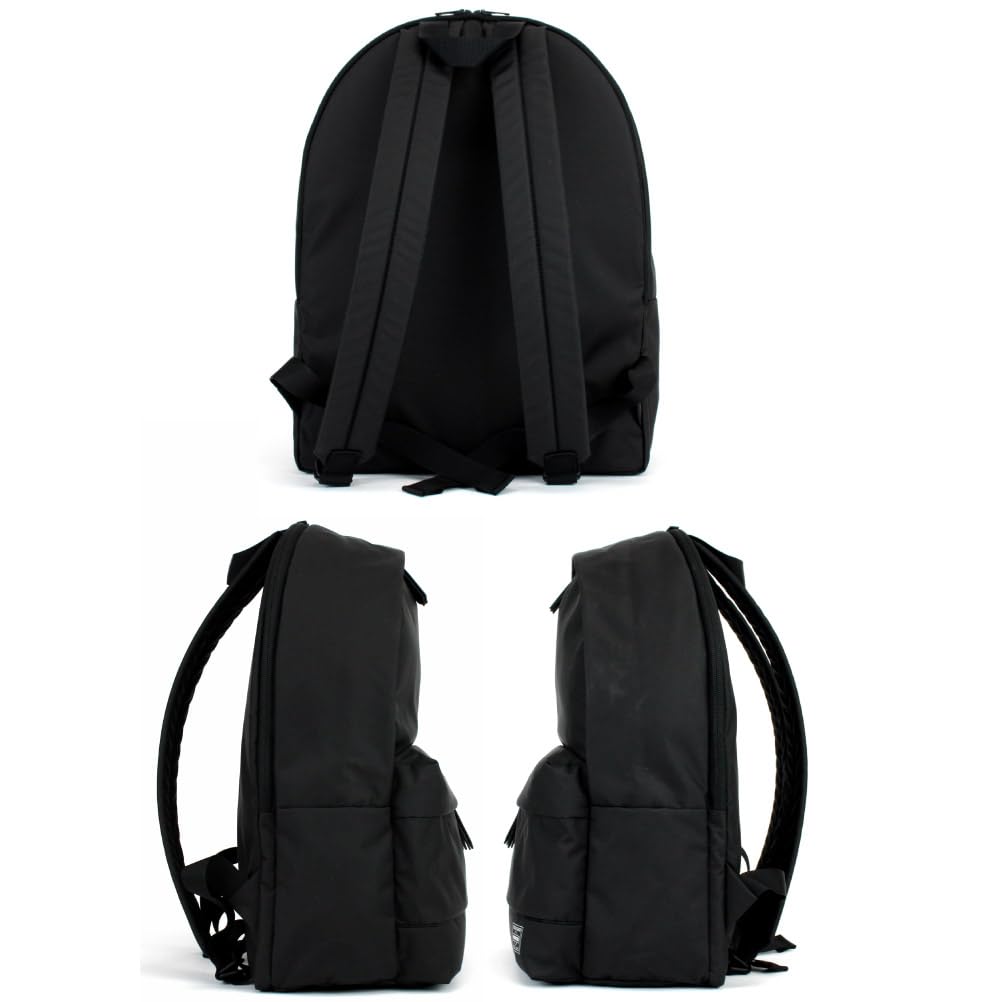 PORTER MOUSSE Daypack L Black (751-29876) A4 Lightweight Water-Repellent Backpack