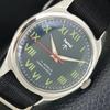 ВИНТАЖНЫЕ ИНДИЙСКИЕ МУЖСКИЕ ЧАСЫ HMT С РУЧНЫМ ЗАВОДОМ, РОМАНСКИЕ ЦИФРЫ, СИНИЙ ЦИФЕРБЛАТ a702856-1