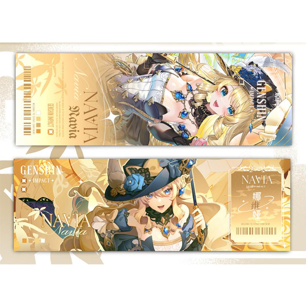 Genshin Impact, коллекционные карты, игры, закладки, Furina Neuvillette, Wriothesley Laser, двусторонний билет, аниме, карта Таро, подарок