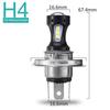H4 Motorcycle Car SMD 3030 18-LED Bright Headlight DRL Fog Light Lamp Bulb