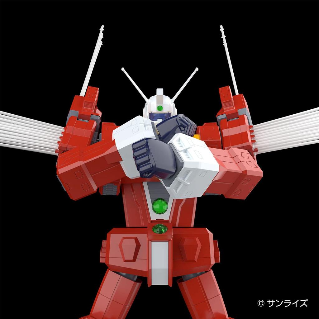 Aoshima Bunka Kyozai Space Runaway approximately 24cm plastic model kit Ideon, 1/450 scale, tall, pre-colored DI-01