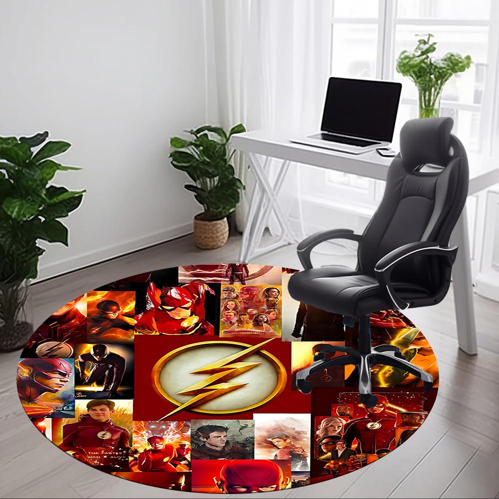 1 шт. Ковер Flash Speed для офиса, круглый, под офисные стулья, для спальни, гостиной, домашнего декора, декора комнаты, доступен в различных размерах