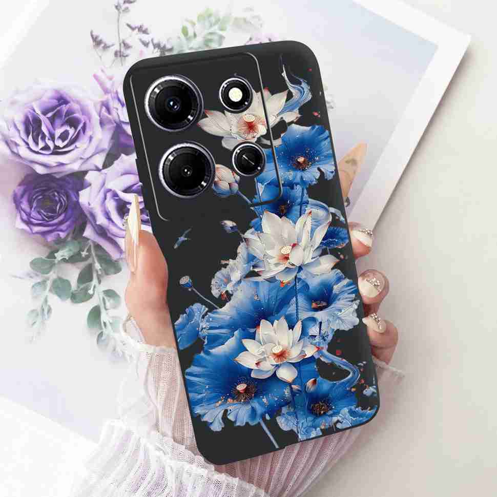 Чехол для телефона Infinix Note 30i X6716 Стильный окрашенный чехол для Infinix Note30i Note 30i Мягкий силиконовый ударопрочный чехол Fundas
