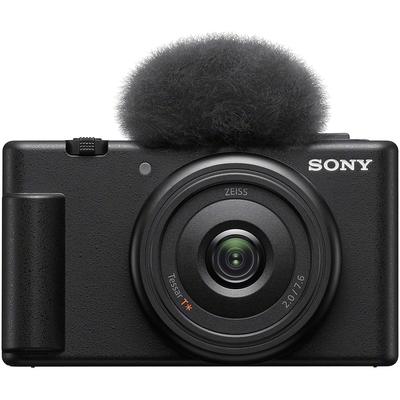 Sony Видеокамера VLOGCAM Цифровая камера Видеокамера для селфи Корпус Ветрозащитный экран в комплекте 20-миллиметровый объектив с одним фокусом Черный B / / / / / / ZV-1F / / / F2.0 / / ZV-1F