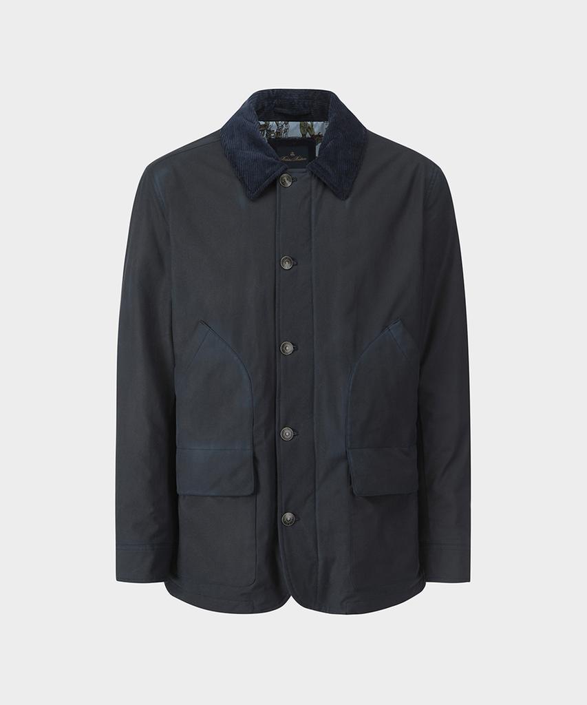 Brooks Brothers Waxed Chore Jacket (Navy) (Bbojmm4983Ref)