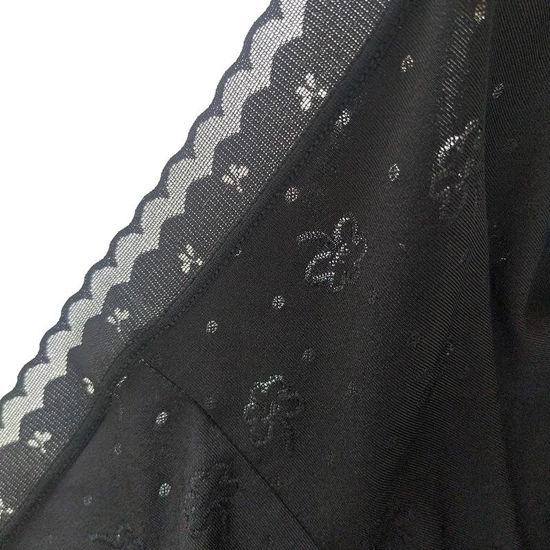 Сексуальные мягкие трусики из ледяного шелка для женщин, тонкие, дышащие, со средней посадкой, из чистого хлопка, быстросохнущие, большого размера, женские дышащие трусики с обхватом бедер