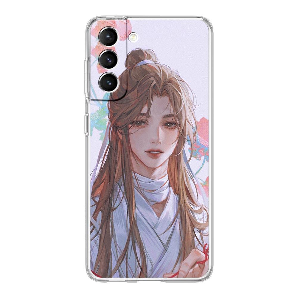 Чехол для телефона TGCF Heaven Official's Blessing для Samsung Galaxy S22 5G S20 Ultra S21 FE 5G S10E S9 S8 S10 Plus Note 20, прозрачный чехол