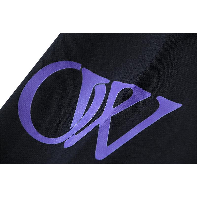 1063 Off-White 2026 Осень/Зима Новый OW Буква №. Толстовка с 23 микро-принтами для мужчин и женщин