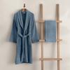 Комплект банных халатов Likya, 1 хлопковый халат и 1 полотенце, полотенце с капюшоном, мягкое хлопковое полотенце, халат из турецкого хлопка, халат из органического хлопка