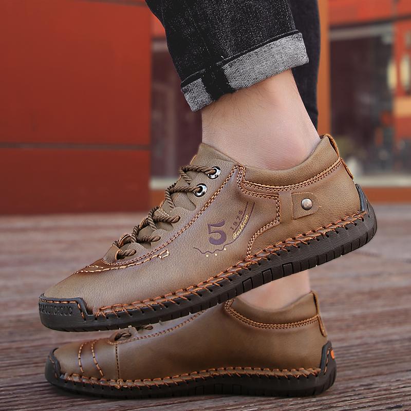 Повседневные кроссовки, кожаная обувь, мужские лоферы, горячая распродажа, мокасины, обувь для инструментов