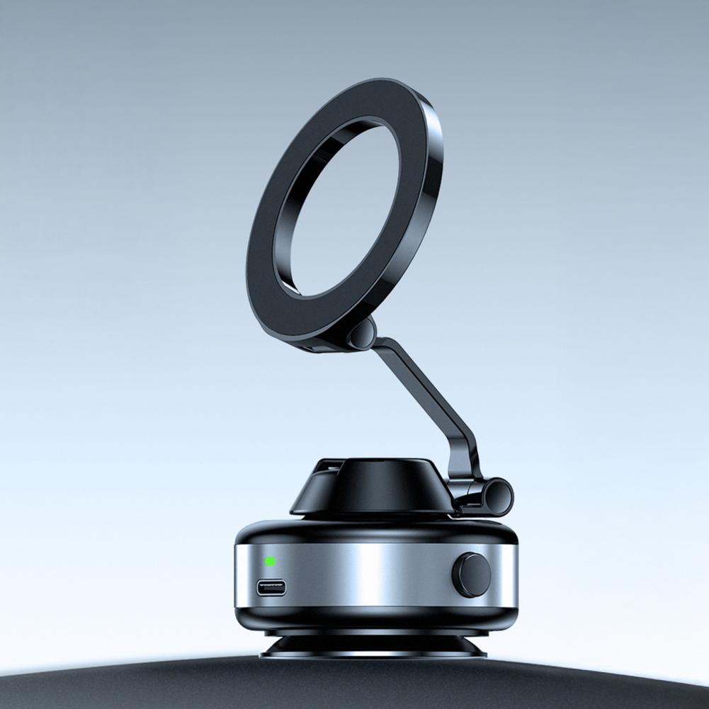 360 Degree Phone Mount Mobile Phone Holder Vacuum Suction Car Phone Holder with 360° Rotation Foldable Magnetic for Dashboard