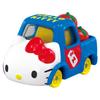 Takara Tomy Dream Tomica SP Hello Kitty 50th Anniversary Hello Kitty (Blue) Miniature Car Toy for Ages 3 and Up