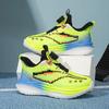 Youth style shoes Boys Running Shoes With Rotating Buckle Soft Sole Anti-Slip Breathable Mesh Sneakers Kids Ages 4-16
