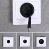 Rubber Pad With Outlet Hole 86Type Cable Socket Panel Cable Cover Wall Blank Panel Decorative Cover