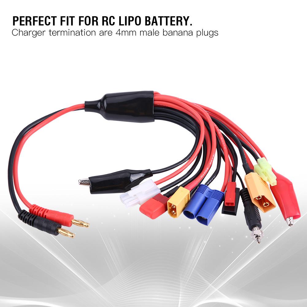 11 In 1 RC Lipo Battery Multi Charger Plug Adapter Converter Charging Cable