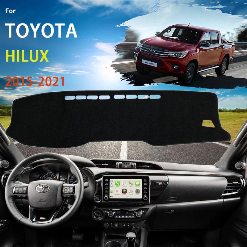 Накладка на панель приборов Dash Mat для Toyota Hilux AN120 AN130 2015~ Коврик Защита от солнца Подушка Защита от солнца Козырек Аксессуары 2016