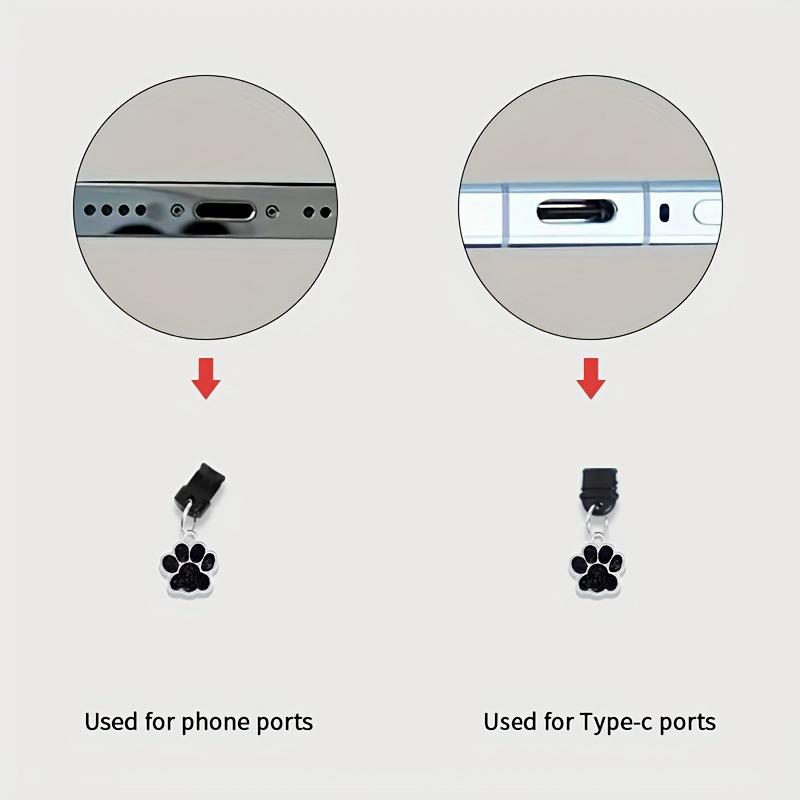 1 шт. для телефона Samsung Type-C интерфейс телефон пылезащитная заглушка кошачий коготь милый телефон пылезащитная заглушка аксессуары кулон