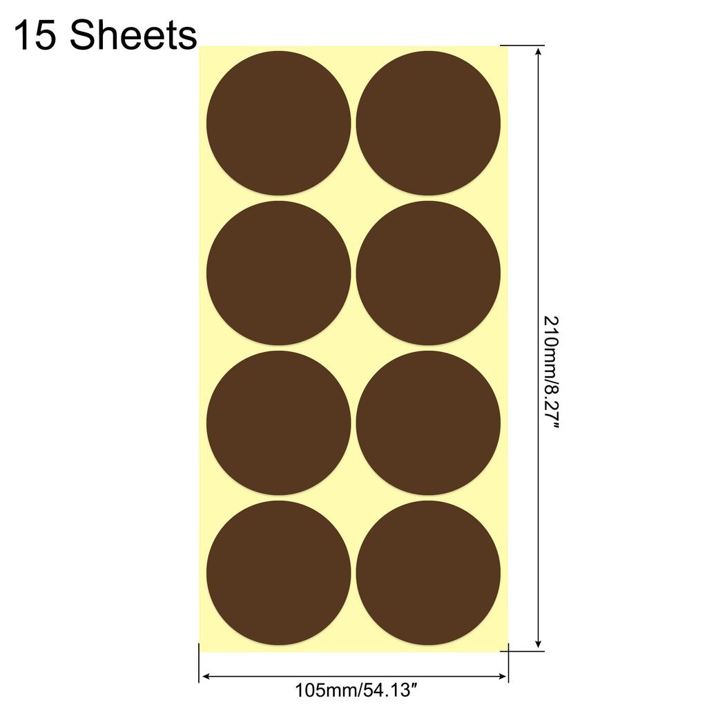 120Pcs 50mm Round Coding Dot Labels Self Adhesive Stickers Office School Supplies Circle Dot Price Color Stickers 9Colors