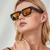 Retro Concave Small Frame Square Sunglasses New Street Shooting Sunscreen Trend Sunglasses Fashion Wear Outdoor Ridingsunglasses