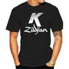 Новая модная мужская черная футболка Zildjian K Percussion ums с принтом логотипа, хлопковая, с короткими рукавами, смешная графическая футболка