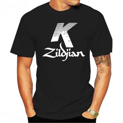 Новая модная мужская черная футболка Zildjian K Percussion ums с принтом логотипа, хлопковая, с короткими рукавами, смешная графическая футболка