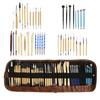 43 шт./набор керамических инструментов для резьбы, лепки из глины, моделирования, скульптуры с сумкой для переноски