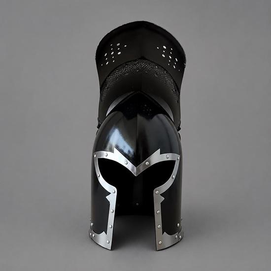 Medieval Knight Visor Barbuta Helmet Templar Helmet  Cosplay & Roleplay Costume