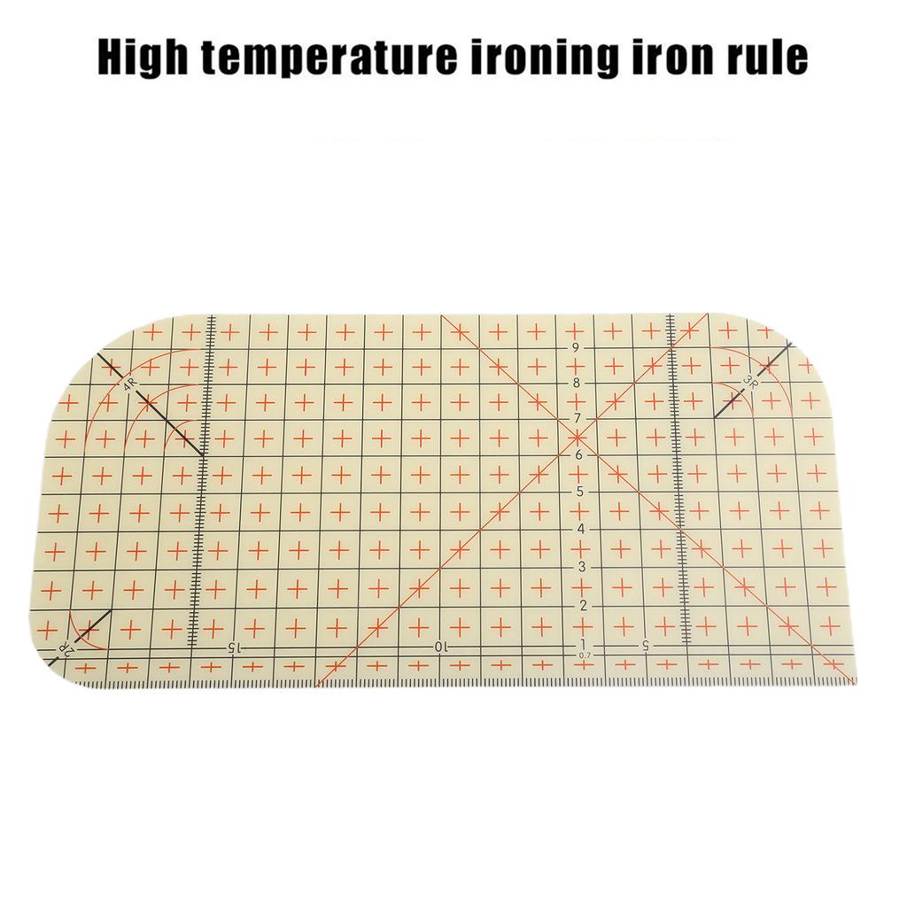 Профессиональная гладильная линейка, линейки для квилтинга, линейка для пэчворка из смолы, высокая точность для точной резки и шитья, длина 20 см