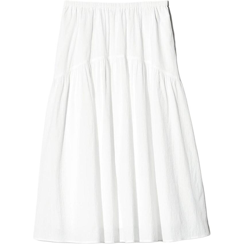 Uniqlo SS26 Эластичная талия Универсальная Свободная Простая Повседневная Длинная Юбка Женские юбки 487995-00