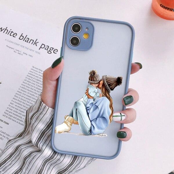 Жесткий чехол для телефона «Супер мама и мама» для iPhone 13 12 SE2020, модный семейный чехол для маленьких девочек для Iphone 11Pro Max X XS Max XR 6 7 8 Plus